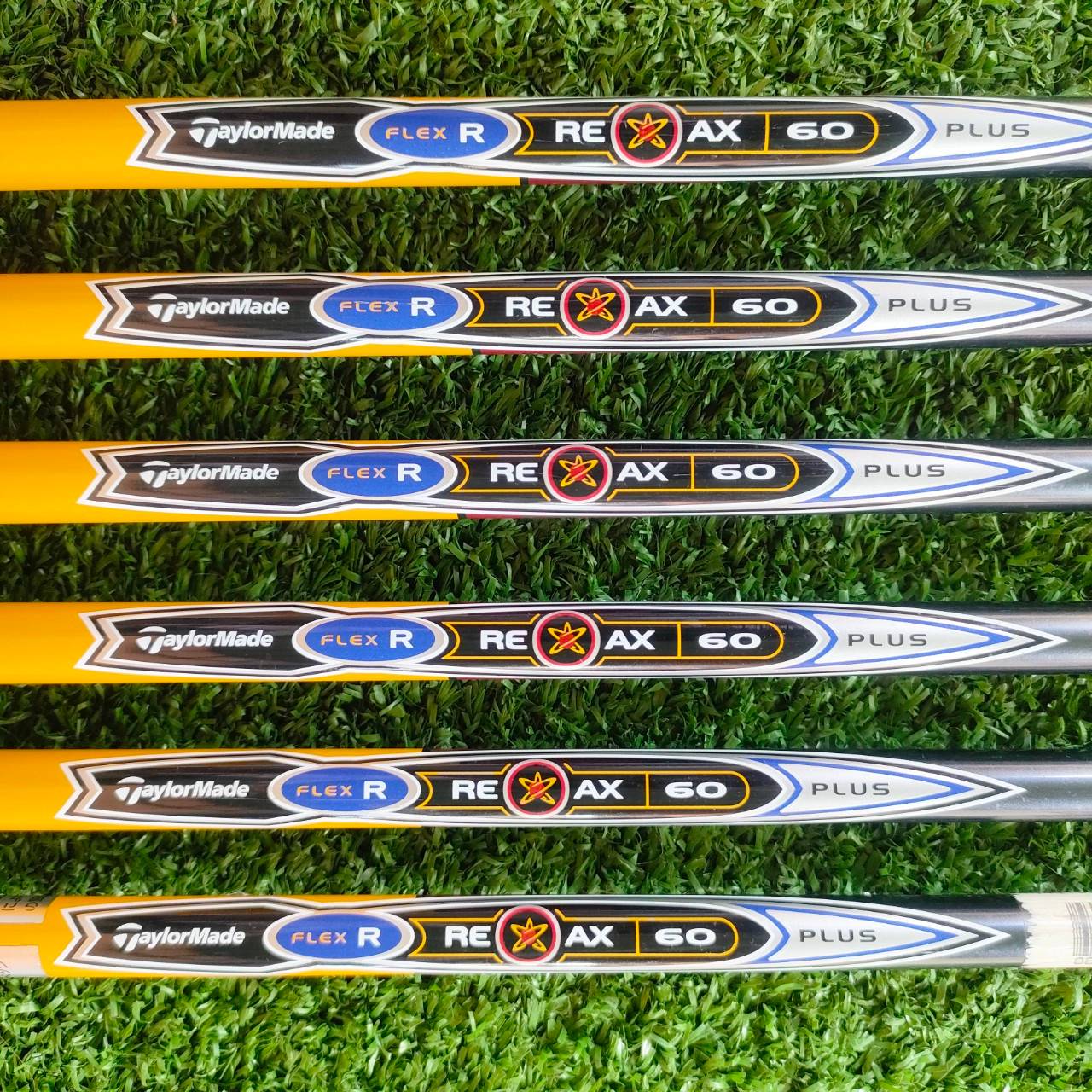 ชุดเหล็ก TAYLORMADE R7 Ti ชุดเหล็กหน้าเด้ง ตีไกลมาก!!! มีเหล็ก 5-9 เเละ PW ก้าน RE*AX PLUS FLEX R ไม้กอล์ฟพรีเมี่ยมมือสอง By NakaraLuxurious