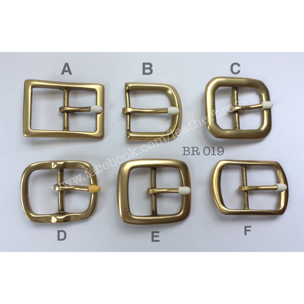 BR019-C หัวเข็มขัดทองเหลือง ขนาด 38มิลหรือ 1.5นิ้ว ** ราคาต่อชิิ้น**