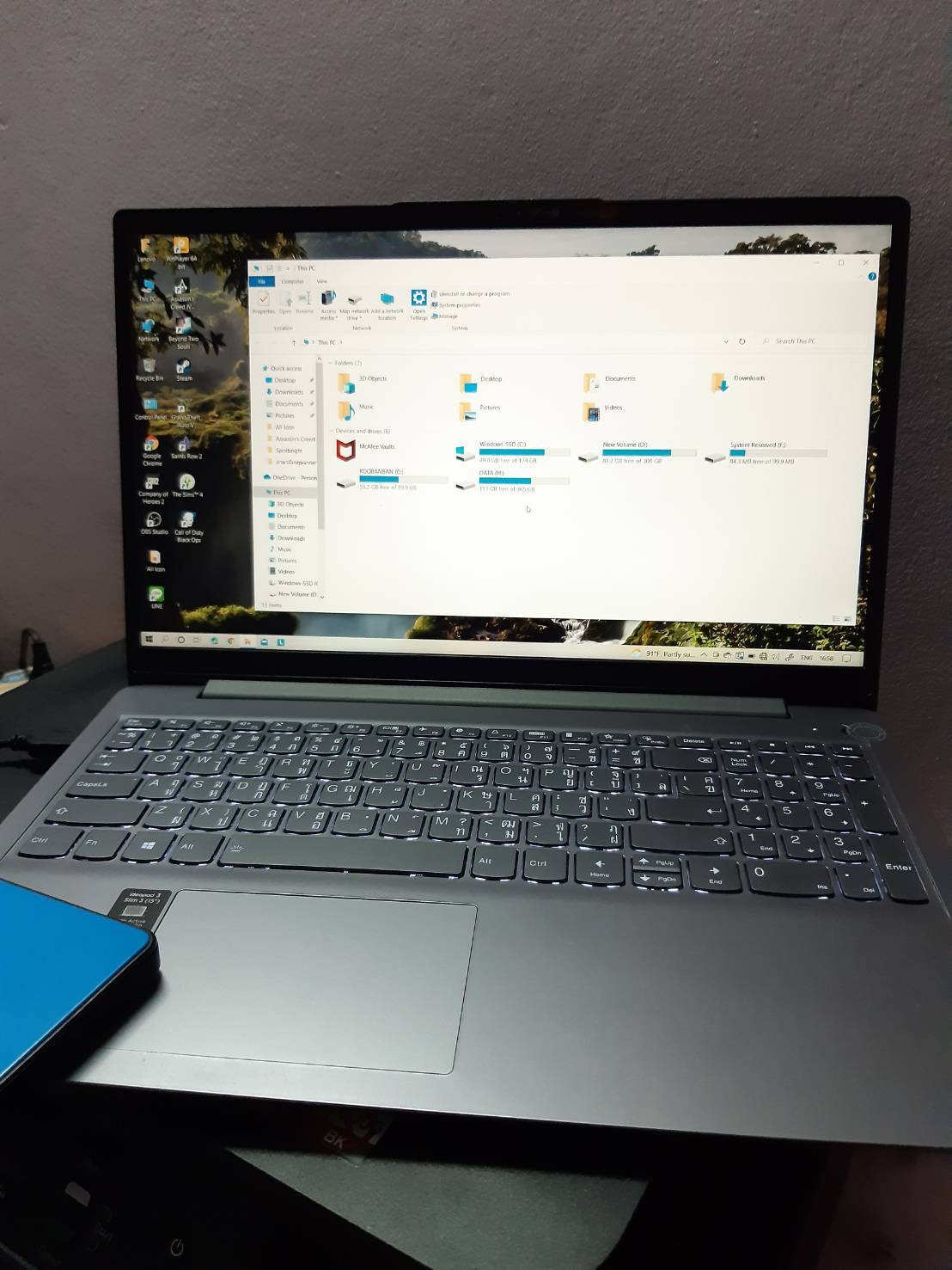 Lenovo Notebook IdeaPad Slim5i-15ITL05-82FG00M3TA Grey
