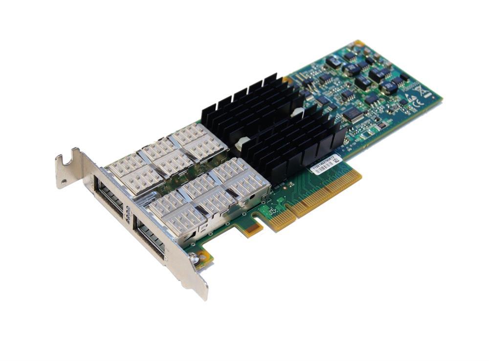 Mellanox ConnectX-2 MHRH2A-XSR 10GB Dual Port Networking Card Low profile ขาสั้น