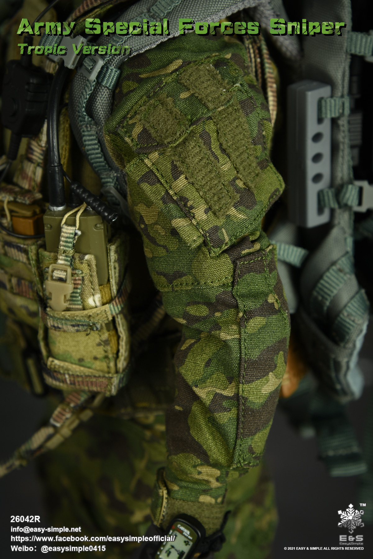 [สั่งจอง] Easy&Simple 26042R 1/6 : Army Special Forces Sniper Tropic Version