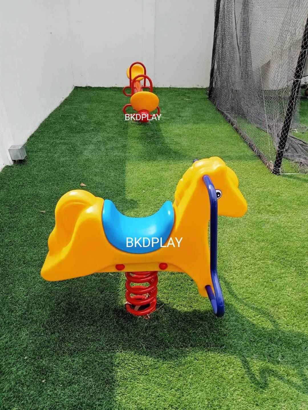 ม้าโยกสปริง ,สปริงโยกเยก,โยกเยกสปริง,เครื่องเล่นสนามกลางแจ้ง พร้อมส่ง