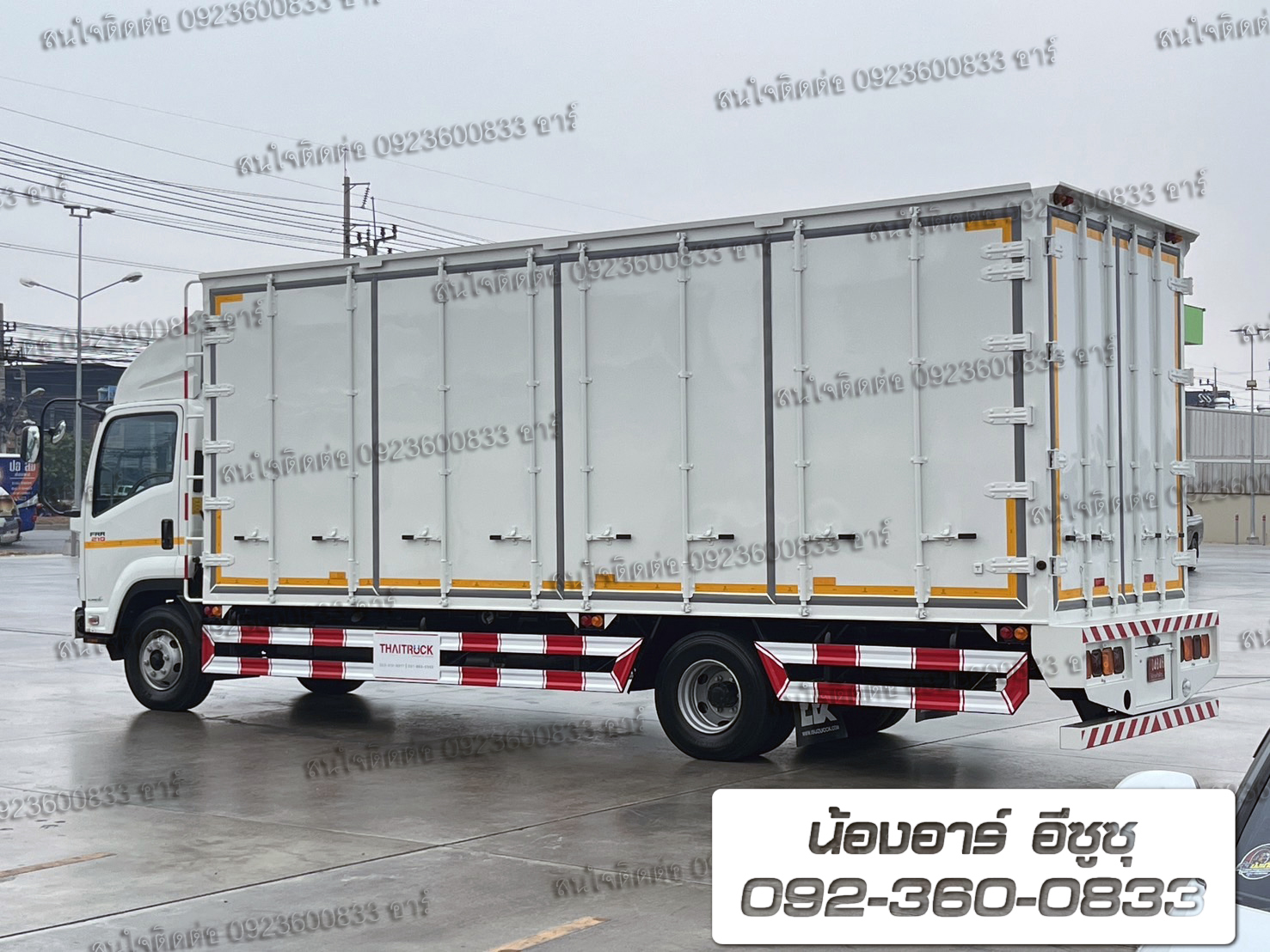 6 ล้อ ISUZU FRR190/210 แรงม้า พร้อมตู้บรรทุก ประตู10 บาน
