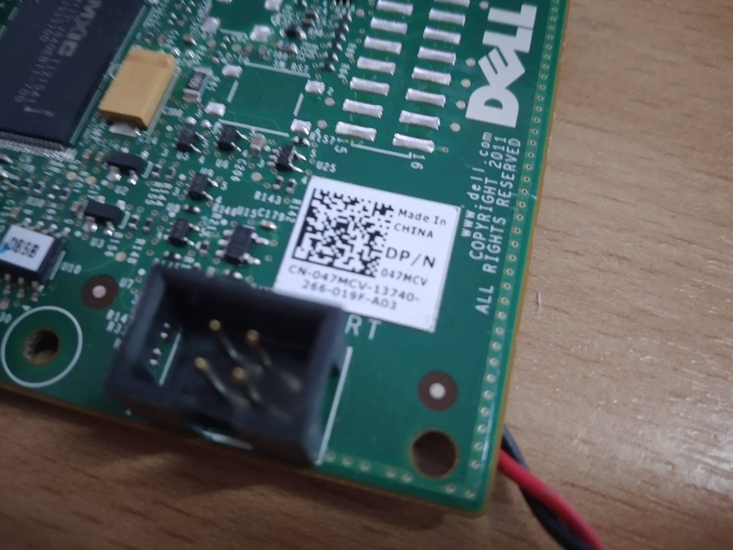 Dell 047MCV PERC H200 6gb/s SAS SATA Controller RAID Card