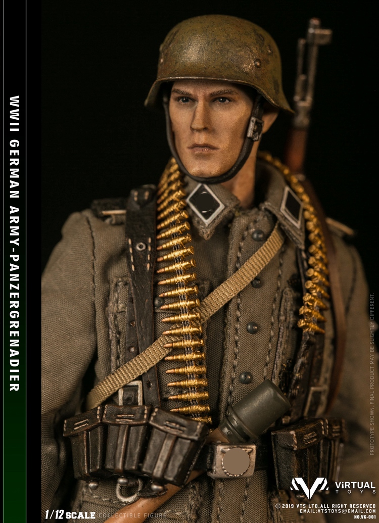 [สั่งจอง]VTS TOYS VG001 1/12 POCKET ELITE SERIES WWII German Army - Panzergrgrenadier