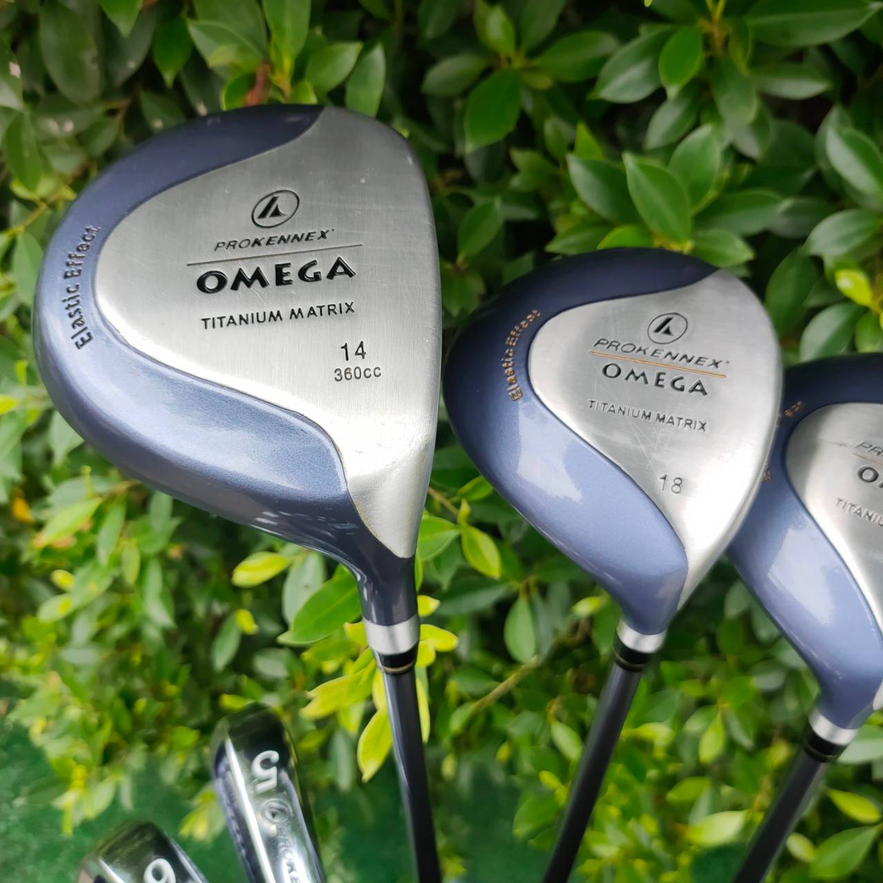 🏌️ **ไม้กอล์ฟครบชุดสำหรับผู้หญิง** FULLSET PROKENNEX OMEGA II ก้าน PROKENNEX FLEX-LADY COVER หัวไม้ มีแค่ 3 - 5 นอกนั้นหาย ไม้กอล์ฟมือสอง ของแท้ BY NakaraLuxurious