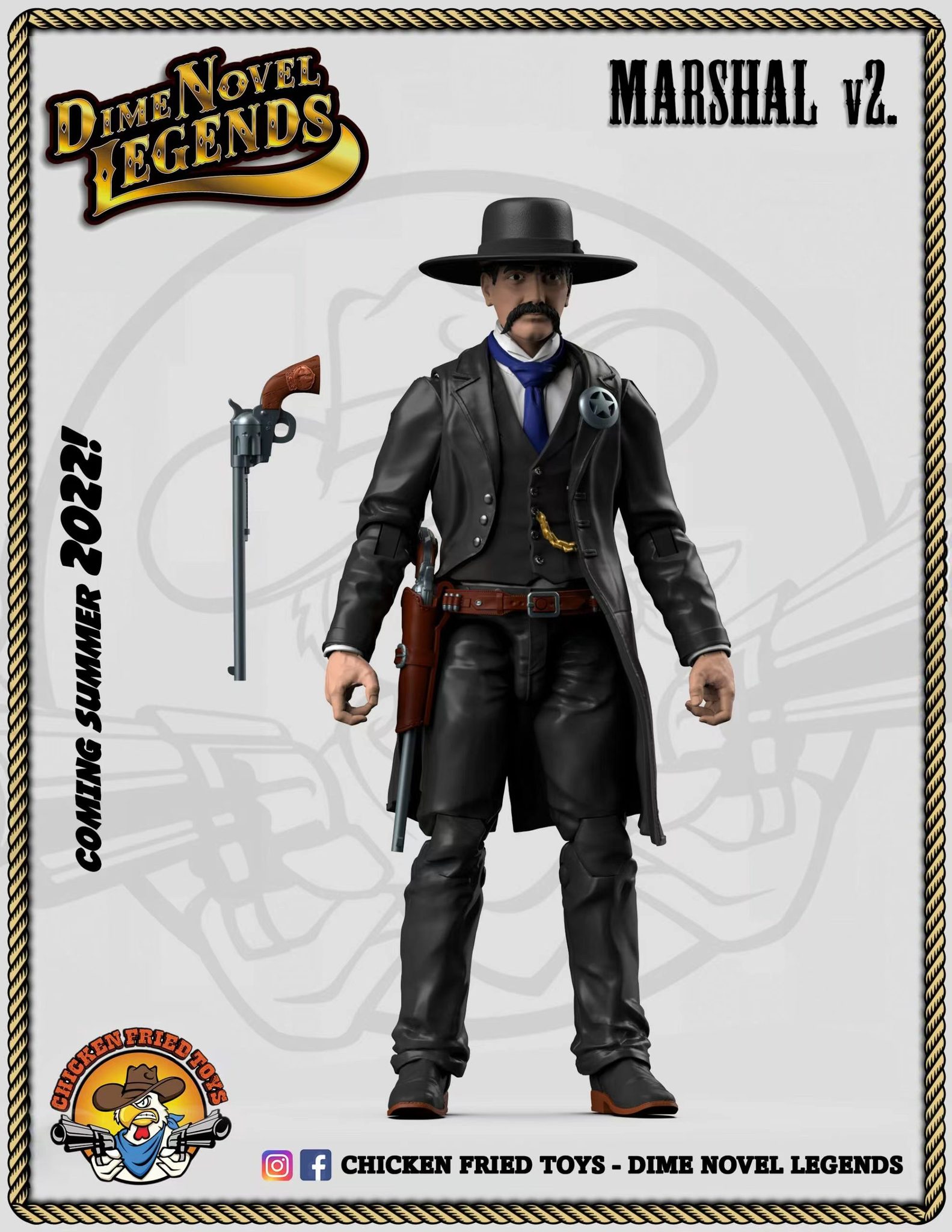 [พร้อมส่ง] Dime Novel Legends 1/18 : CHICKEN FRIED TOYS มีให้เลือก 3แบบ