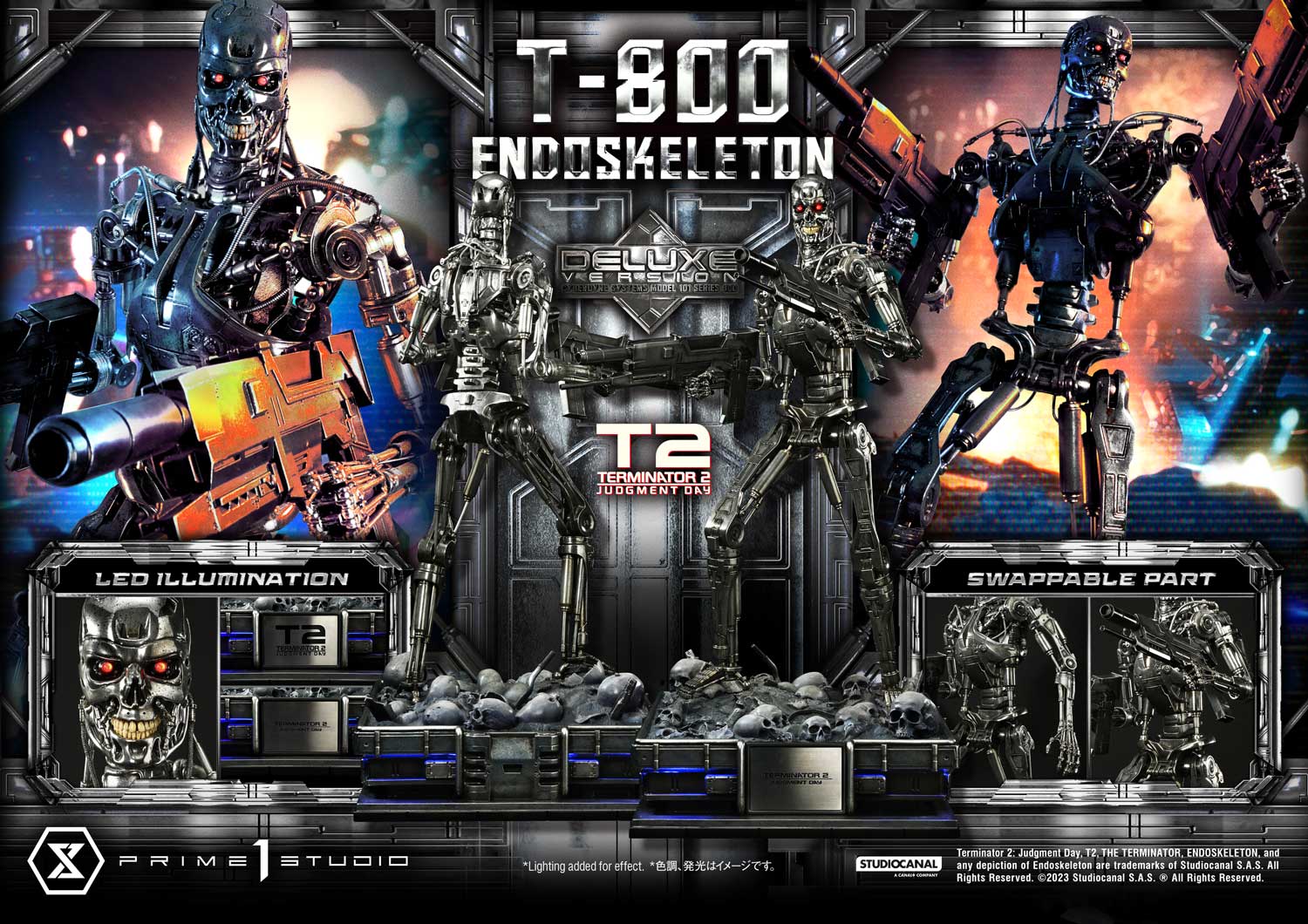 [สั่งจอง] Prime 1 Studio : T-800 Endoskeleton (T2: Judgment Day)