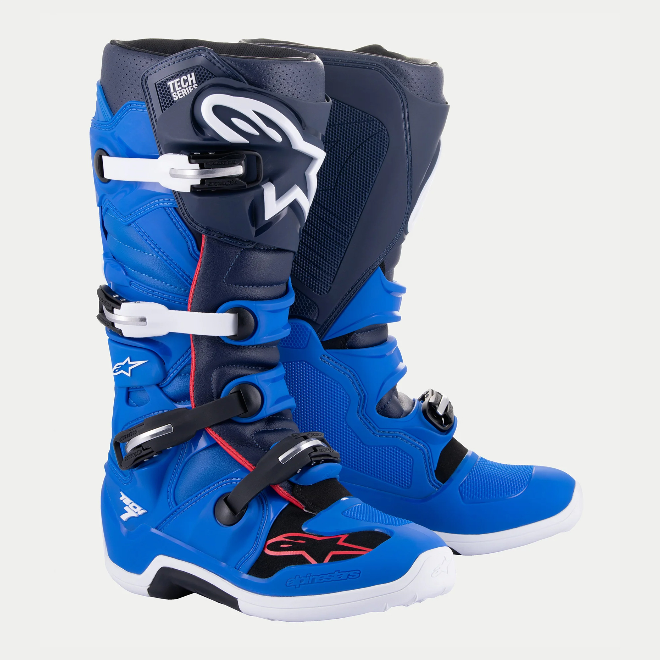 รองเท้า Alpinestars Tech 7 MX Boot - Alpine Blue Night/Navy/Bright Red