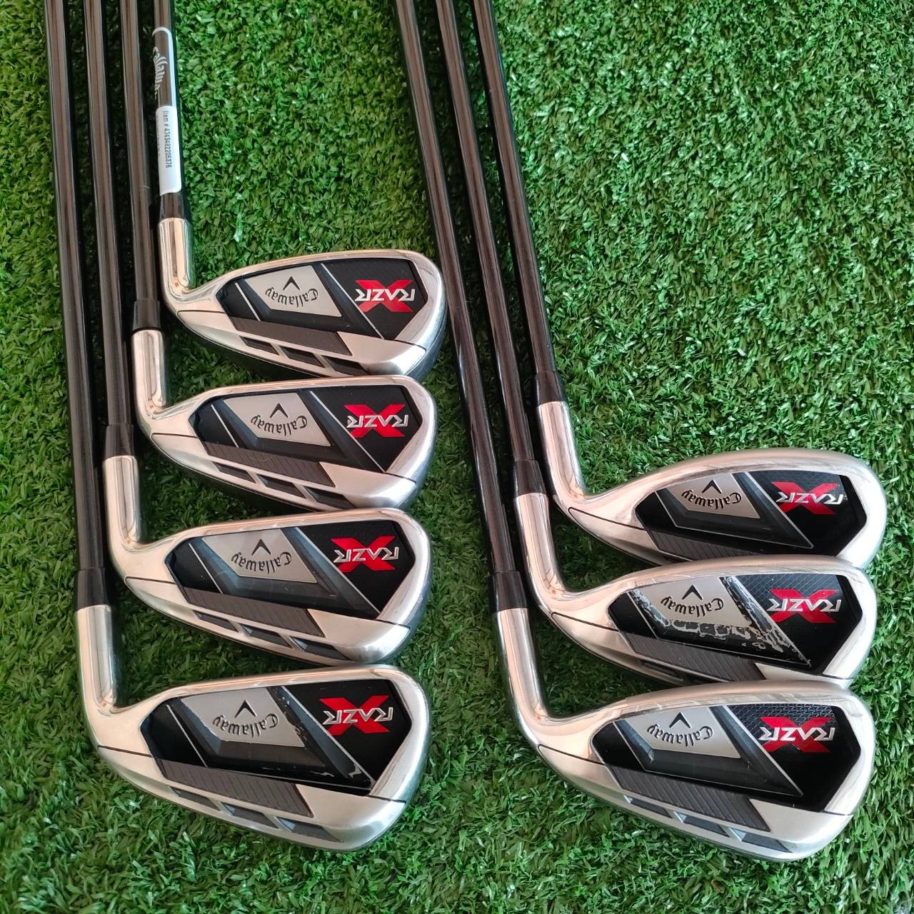 ชุดเหล็ก CALLAWAY RAZR X มีเหล็ก 5-9 เเละ PW SW ก้าน RAZR SERIES FLEX SR