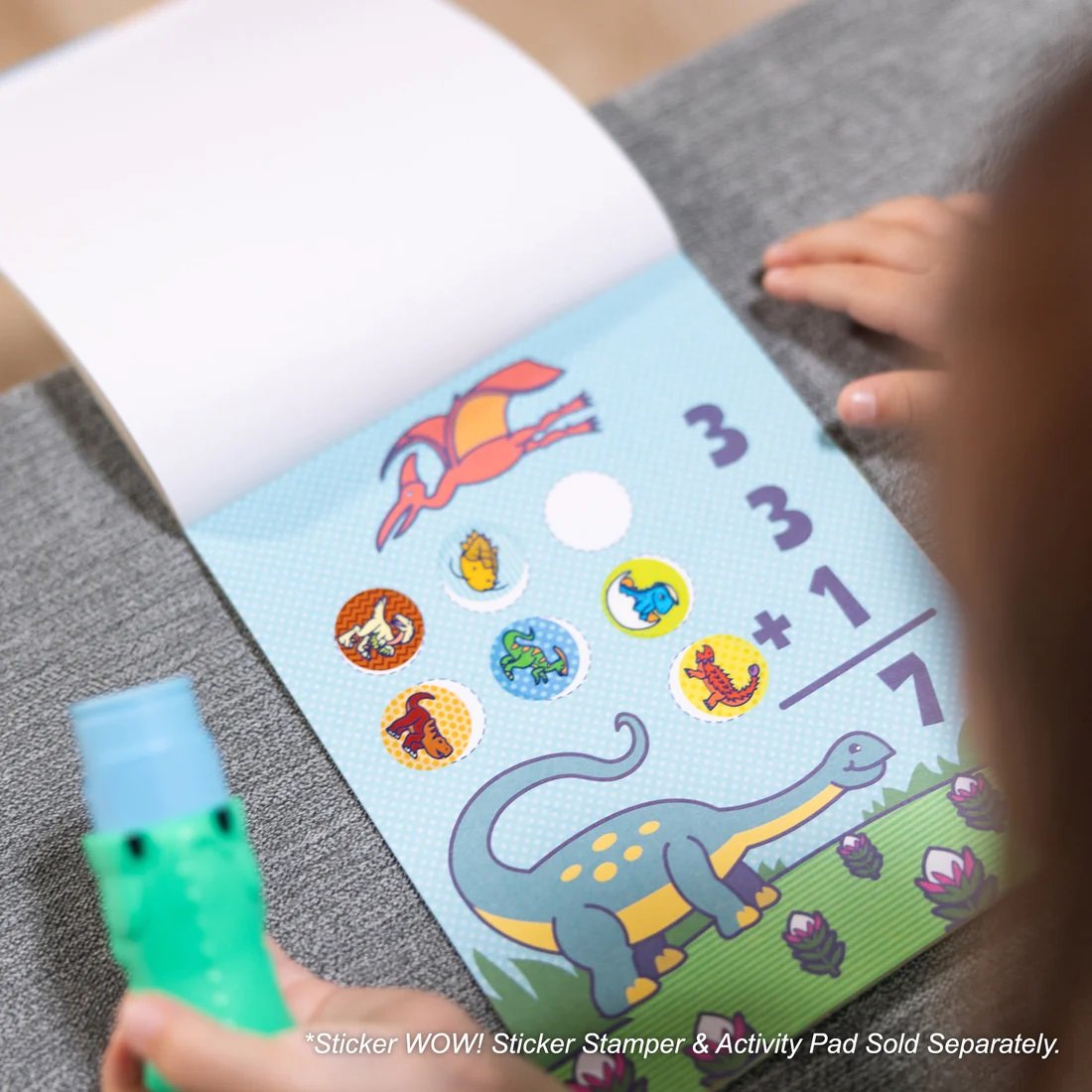Melissa & Doug Sticker WOW Refill Stickers Dinosaur สติกเกอร์รีฟีล 300 ดวง รุ่นไดโนเสาร์,ของเล่นเสริมพัฒนาการ,ของเล่น