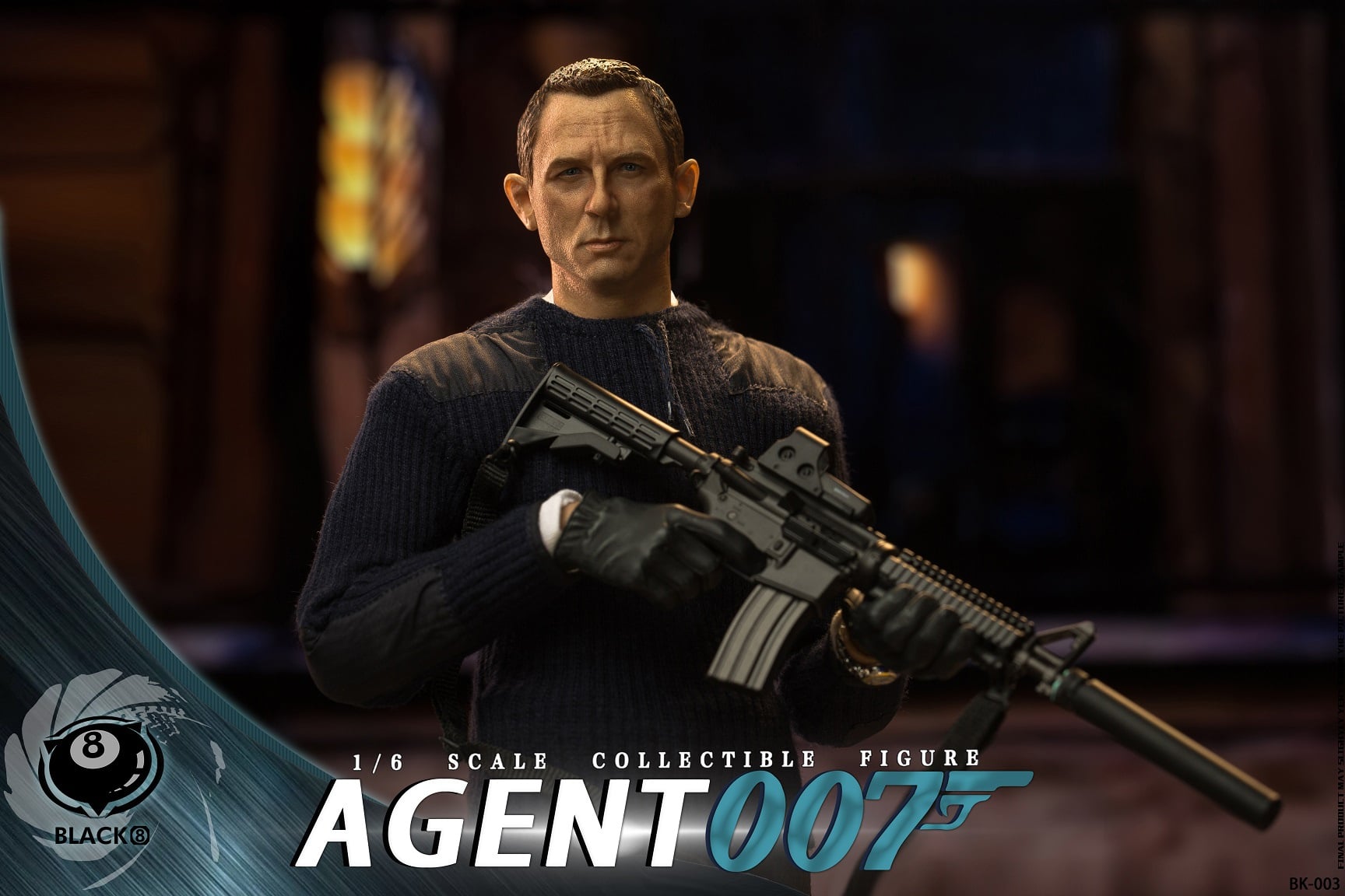 [สั่งจอง]BLACK 8 STUDIO BK-003 1/6 : Collectible Action Figure - Agent 007