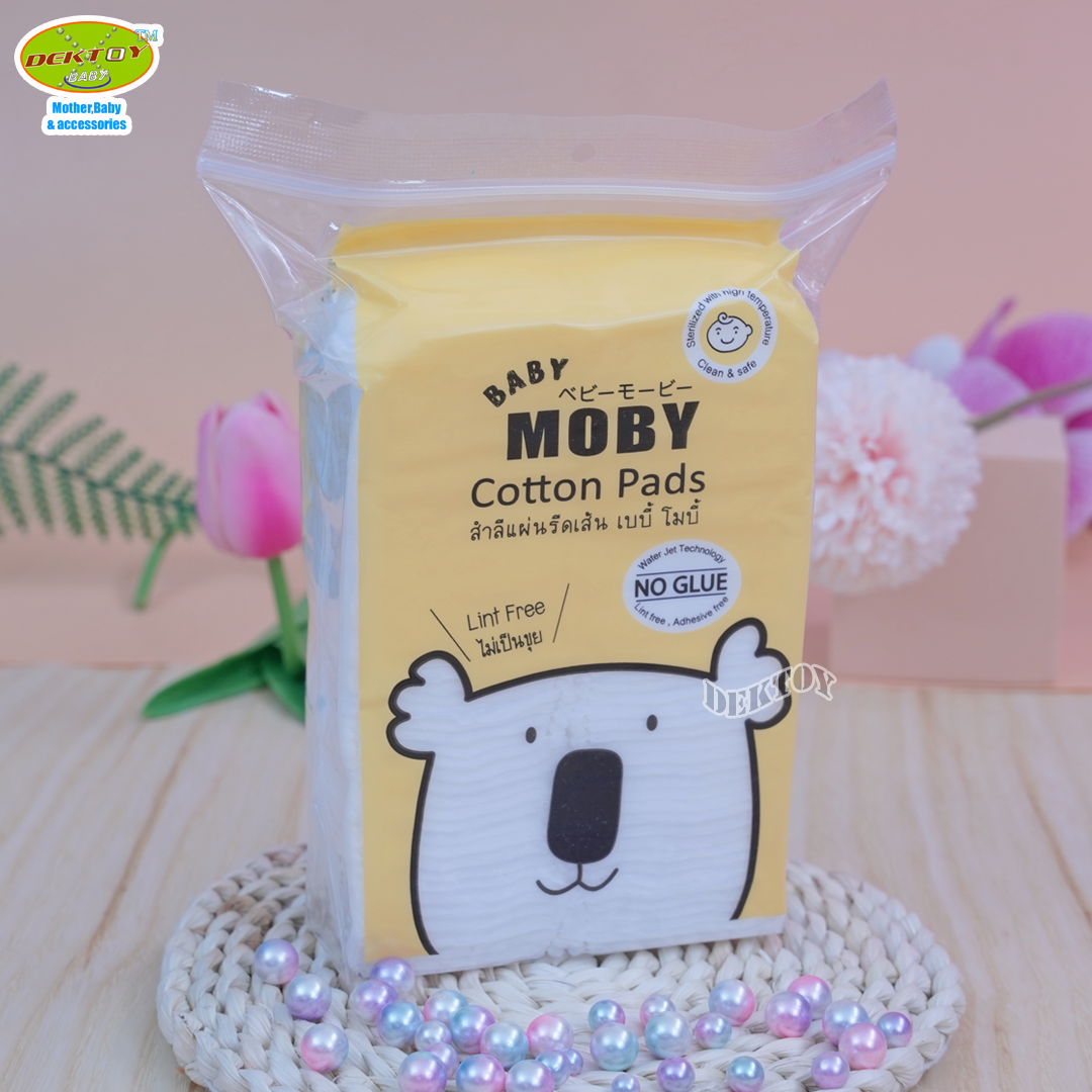 Baby moby เบบี้โมบี้ สำลีแผ่นรีดเส้น 50 กรัม