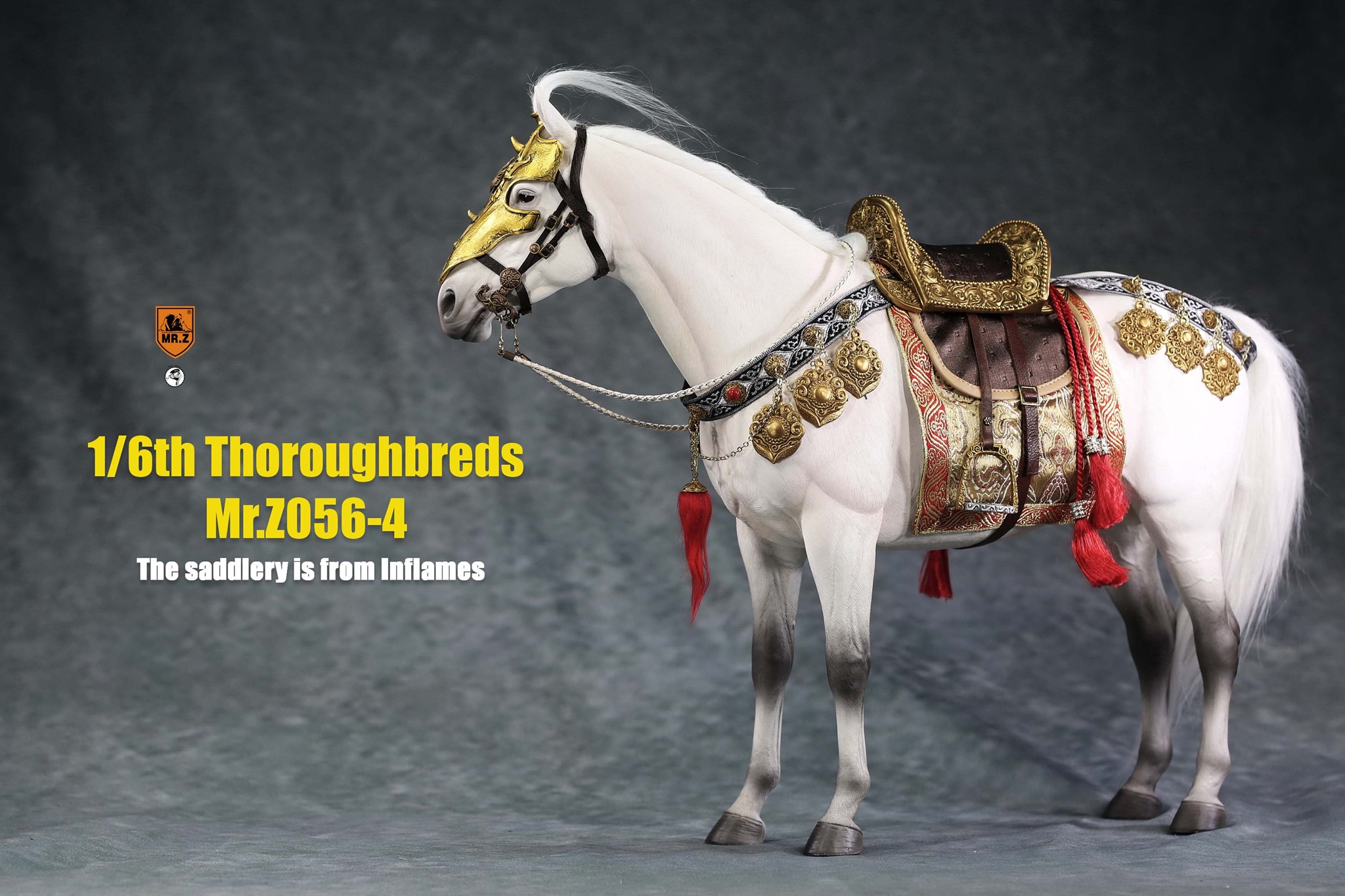 [สั่งจอง]MR.Z MRZ056 1/6 animal model No.56 : Thoroughbreds （all 5 colours） MR.Z 1/6 : Ancient Japanese Harness Set