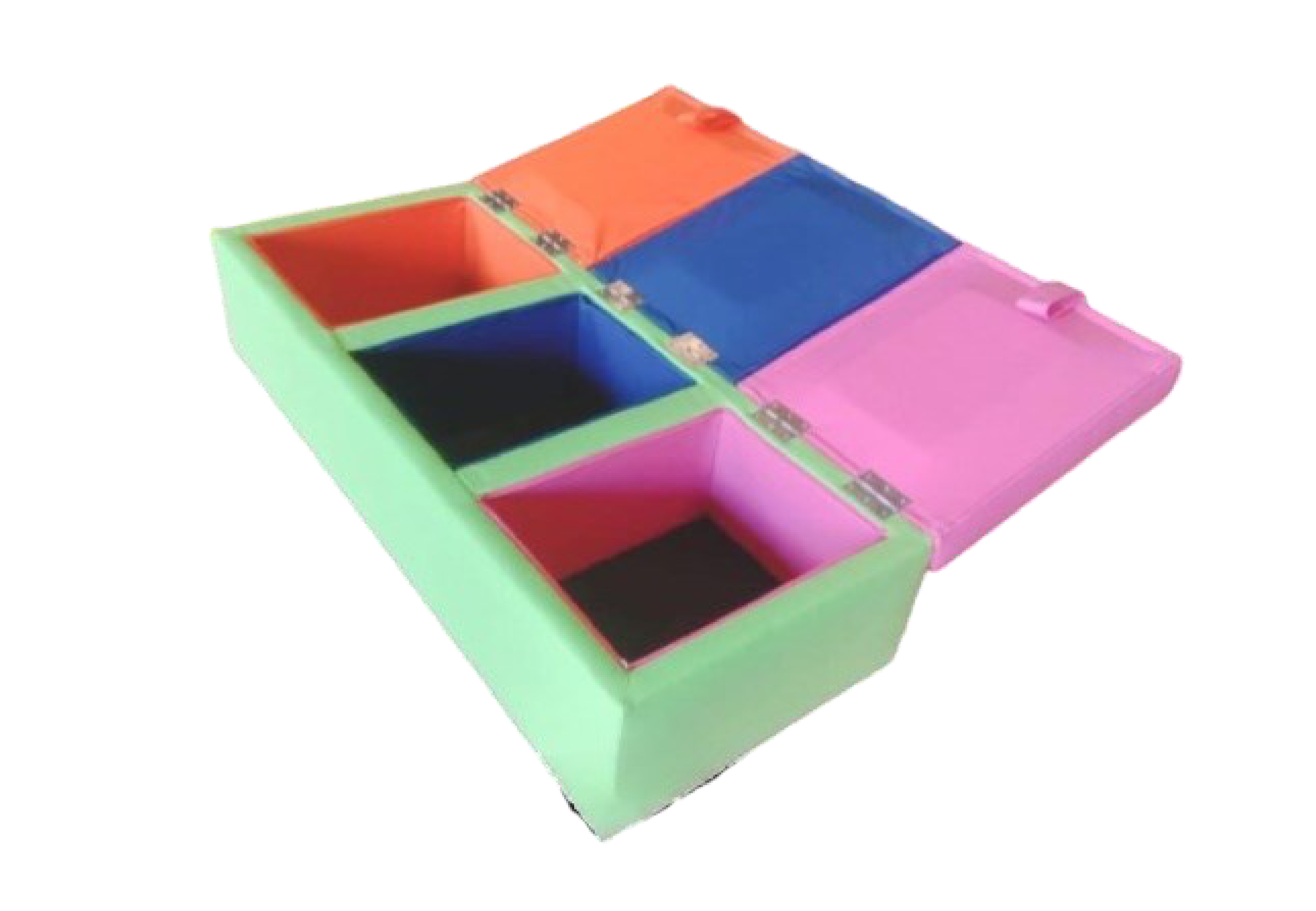 สตูลจัดระเบียบนุ่มนิ่ม ,กล่องเก็บของ,สตูลเปิดเก็บของ,เฟอร์นิเจอร์เด็ก เบาะหนังนุ่มนิ่ม softplay, indoor playground kidszone สวนสนุกในร่ม รับสั่งทำ บ่อบอล ห้องบอล ตามขนาด