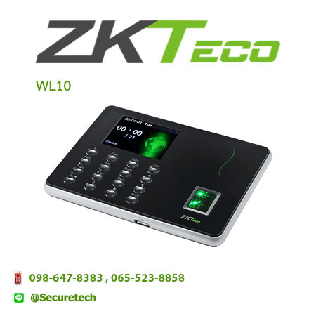 เครื่องสแกนลายนิ้วมือ Attendance ZKTeco ZK-WL10