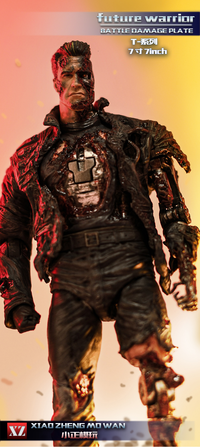 [พร้อมส่ง] ZXtoys 7" : future warrior Damage T03 (T2301 คนเหล็ก)