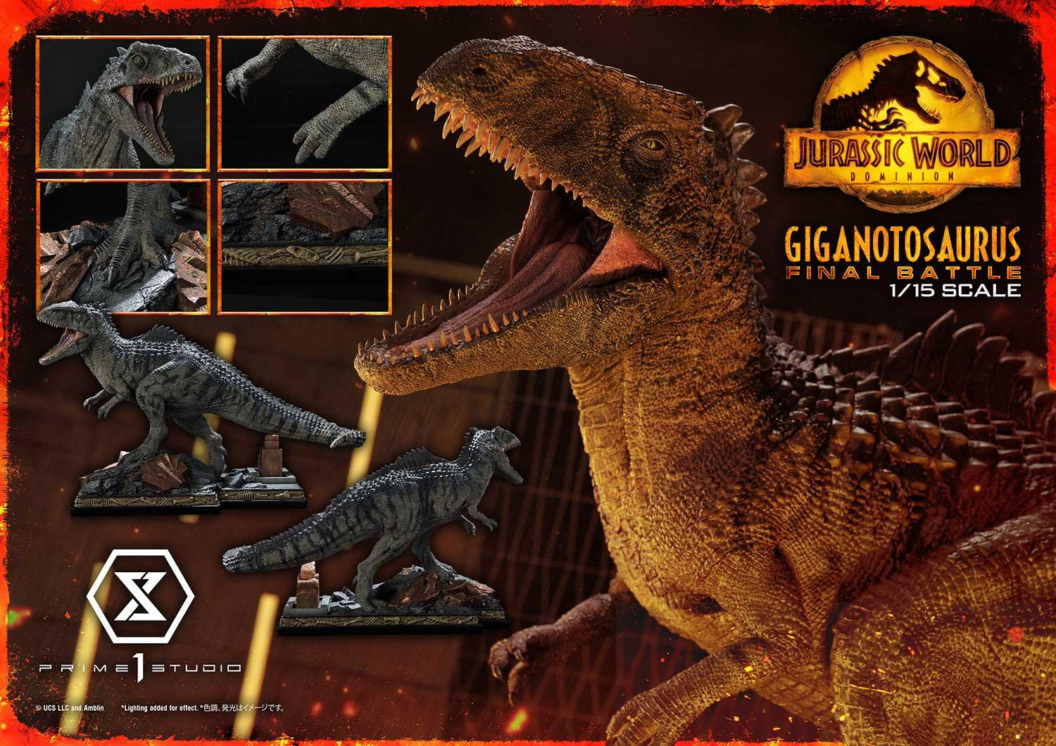 [สั่งจอง]Prime 1 Studio LMCJW3-04: Giganotosaurus Final Battle (Jurassic World: Dominion)