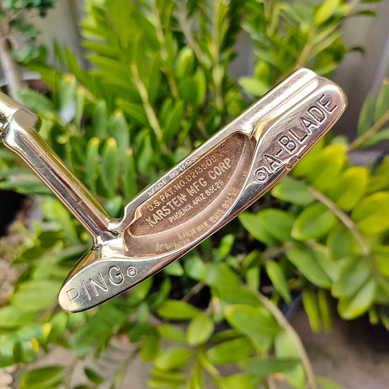 PUTTER PING A-BLADE ความยาว 35 นิ้ว Phoenix, Arizona 85029 วัสดุทองเหลือง สภาพสวย ไม้กอล์ฟมือสอง ของแท้ BY NakaraLuxurious