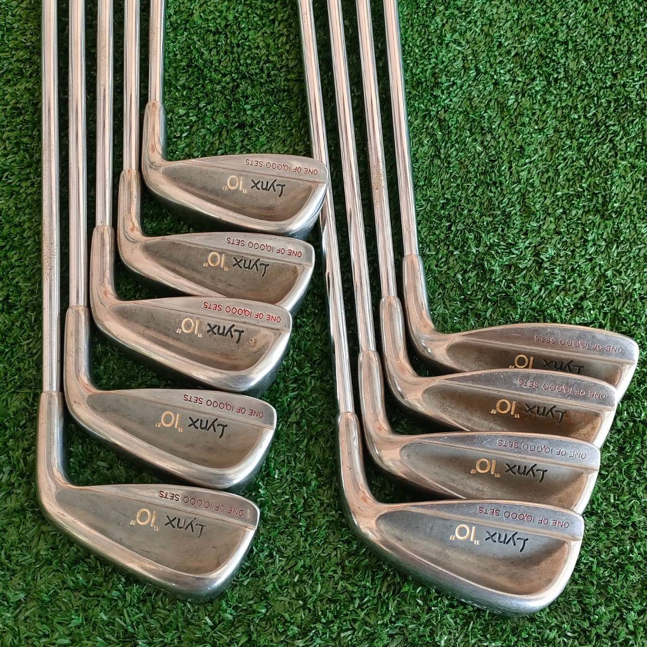 ชุดเหล็ก LYNX 10 มีเหล็ก 3-9 เเละ PW SW 1 ในหมื่นชิ้น เหล็กคมสุดดัง