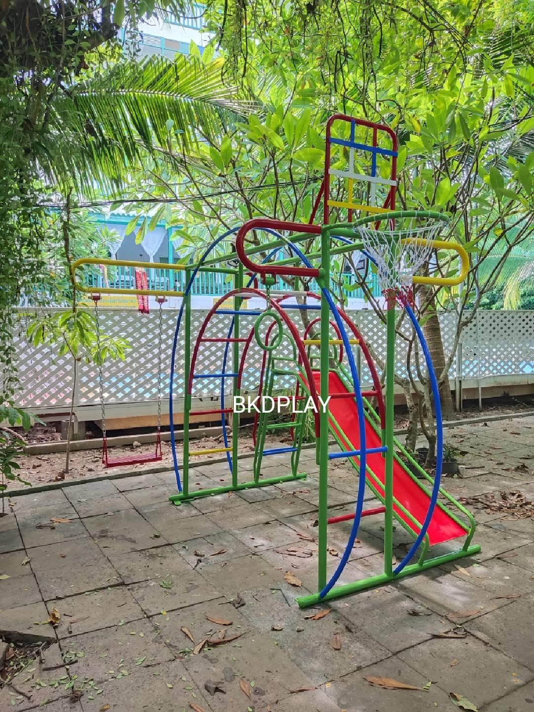 ชุดรวม C เครื่องเล่นสนามกลางแจ้ง เครื่องเล่นสนามเหล็ก,ประกอบด้วยสไลเดอร์ชิงช้าปีนป่ายบาร์โหน OutdoorPlayground,ผลิตเครื่องเล่นสนาม,เครื่องเล่นในสนามเด็กเล่น,เครื่องเล่นงบสพฐ.,ประชารัฐ, ราคาโรงงาน