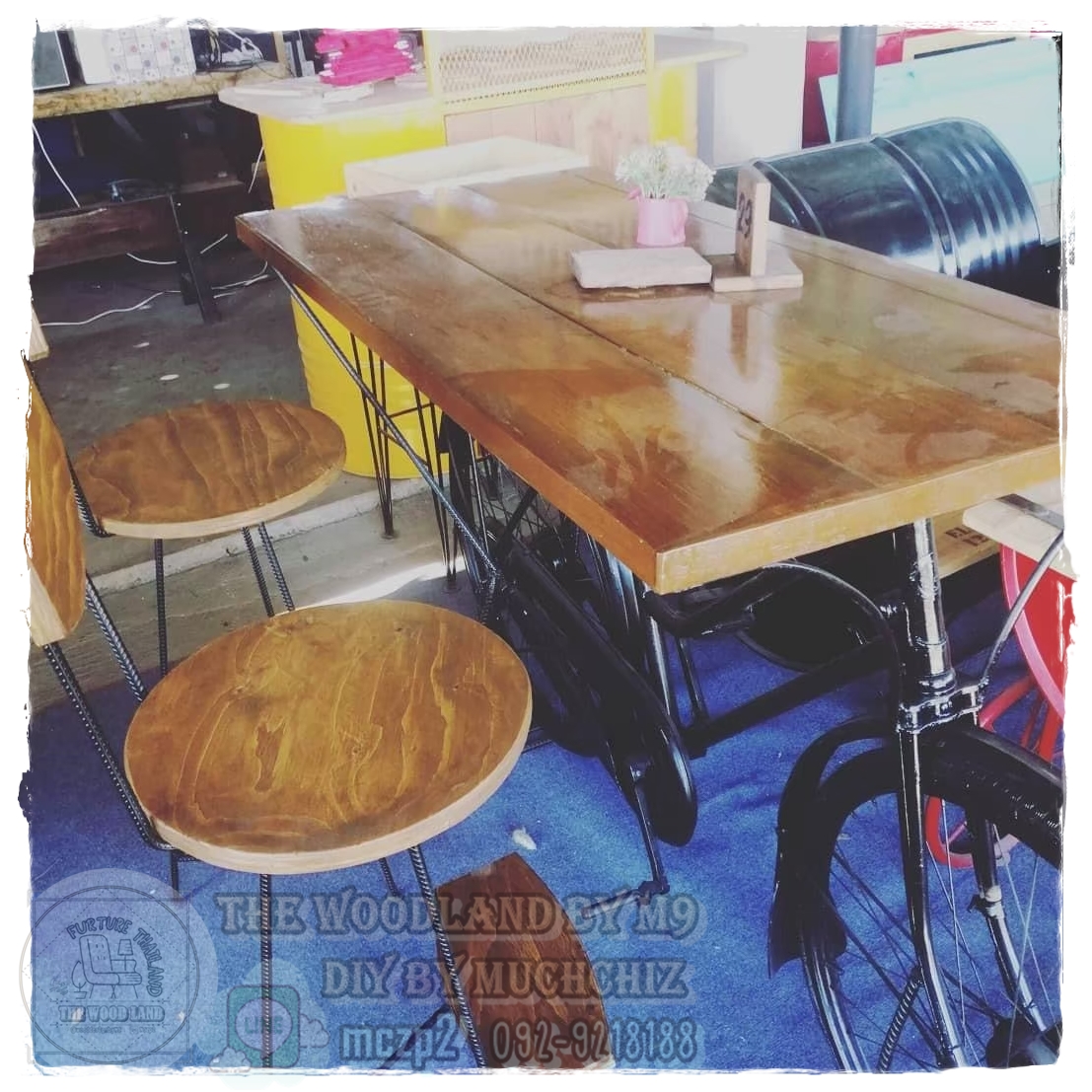 #BICYCLE Design#เฟอร์นิเจอร์จักรยานวินเทจ #เฟอร์นิเจอร์ตกแต่งร้านกาแฟ