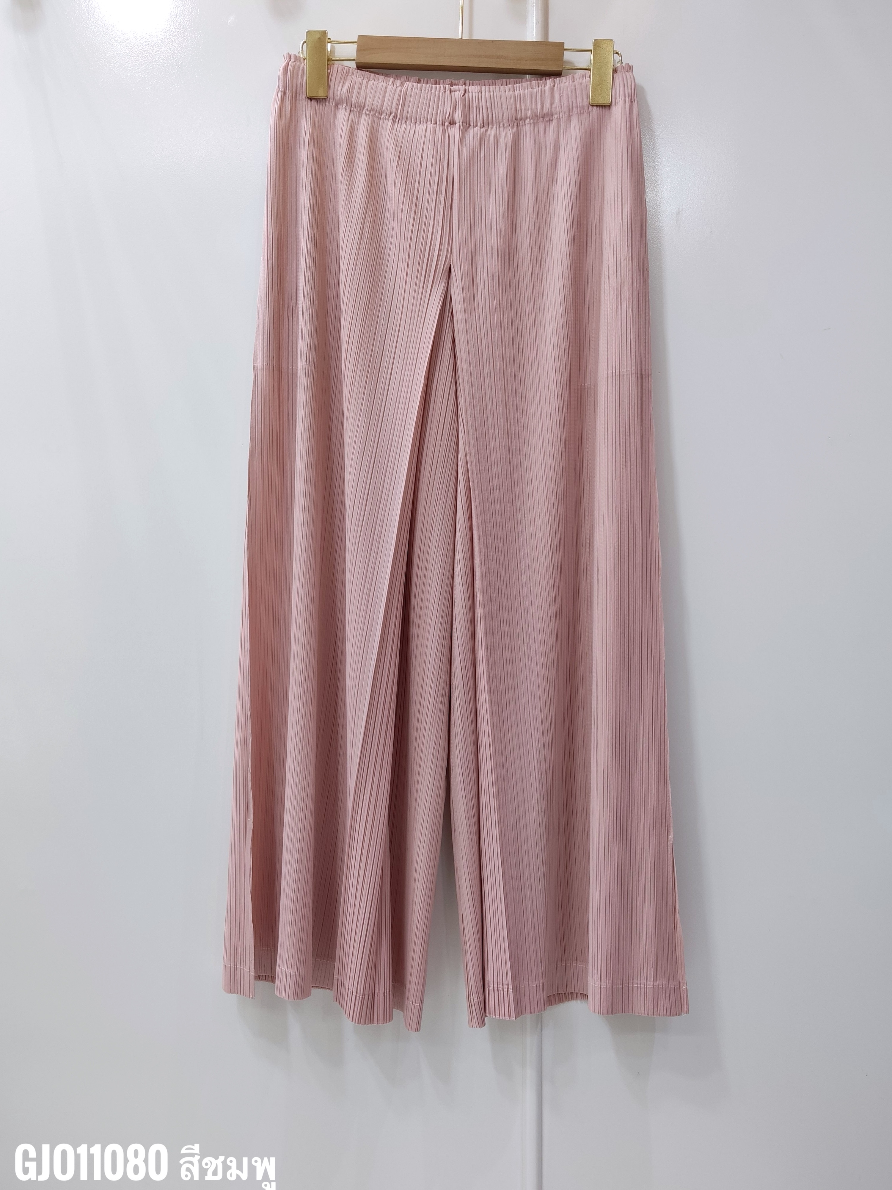 ปรับราคาลง20%!! ยาว 35นิ้ว!! 2MUAY รุ่น GJO11080 กางเกงอัดพลีท CULOTTE WIDE LEG PLEATED PANTS 8 สี FREE SIZE