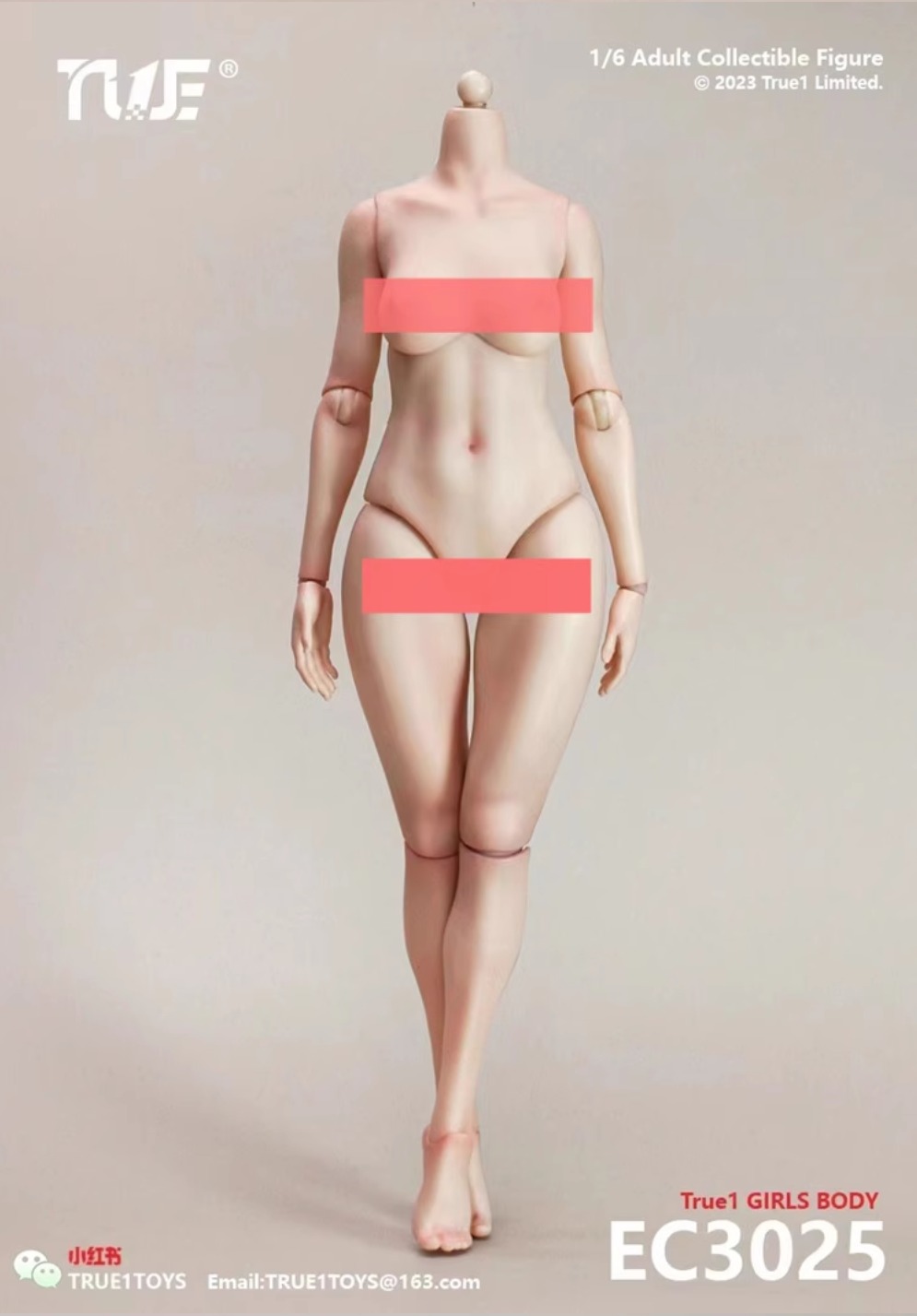 [สั่งจอง] True1Toys 1/6 : Peaches Buttocks Version of the Movable Female Body
