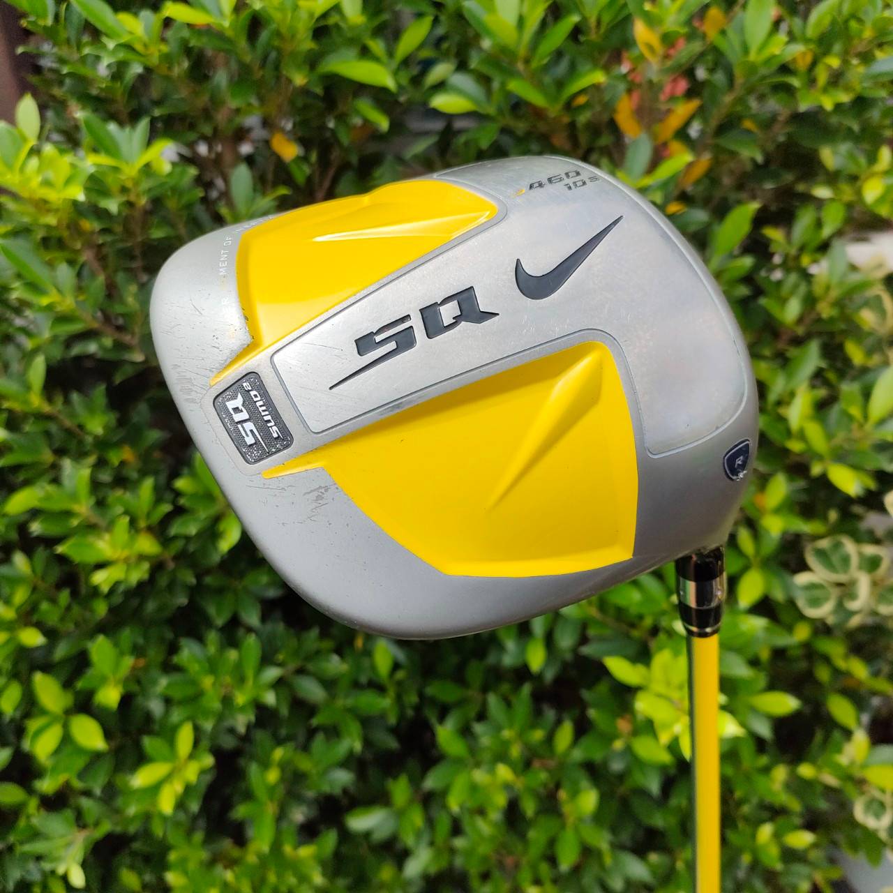 DRIVER NIKE SQ SUMO2 460 ก้าน DIAMANA FLEX R องศา 10.5 เป็นรุ่น 2 หัวสี่เหลี่ยมตีตรงสุดขีด ตีแรงก็ตรง ก้านพรีเมี่ยมตีไกลจัด *แค่ก้านก็คุ้มแล้วครับ