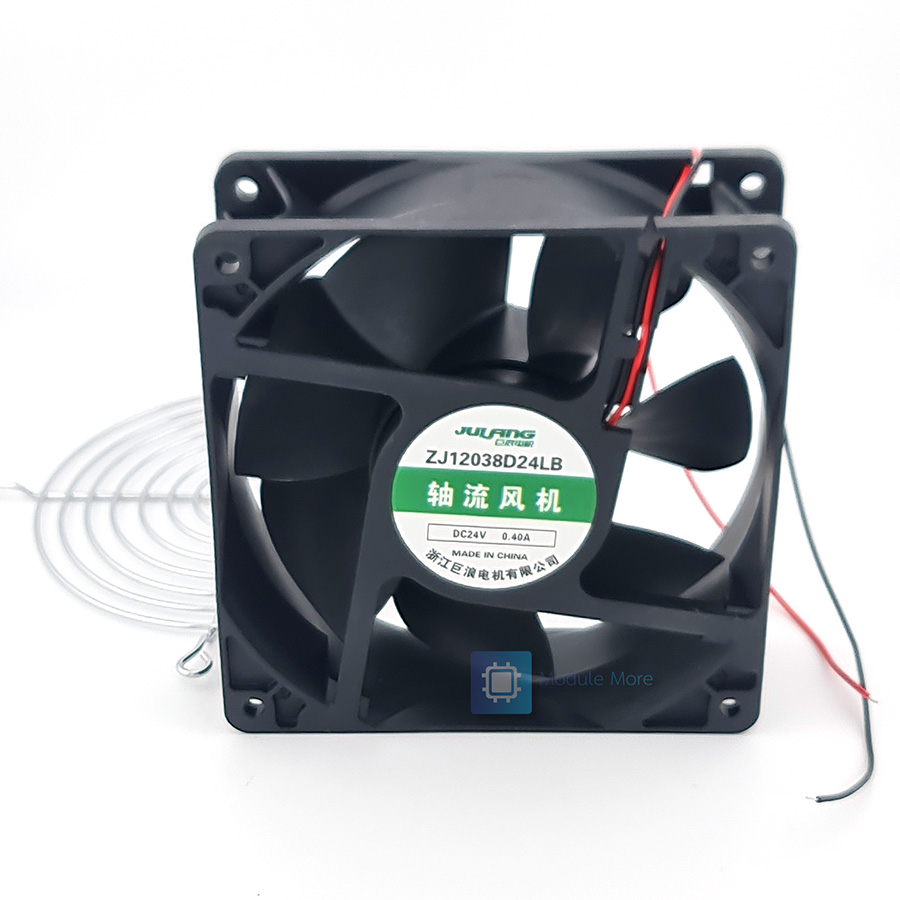 พัดลมระบายความร้อน 24V ขนาด 12*12*3.8cm ZJ12038D24LB Axial fan cooling fan