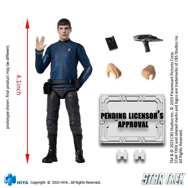 [สั่งจอง]Hiya Toys EMS0256 1/18 : Exquisite Mini Series STAR TREK 2009 - Spock