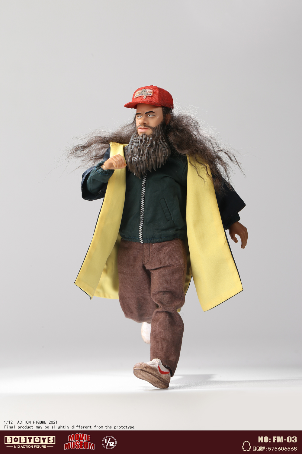 BOBTOYS 1/12 ムービー・ミュージアム シリーズ Mr.Gan BOBTOYS 1/12 FM-03B Movie Museum Forrest Gump The Good Man