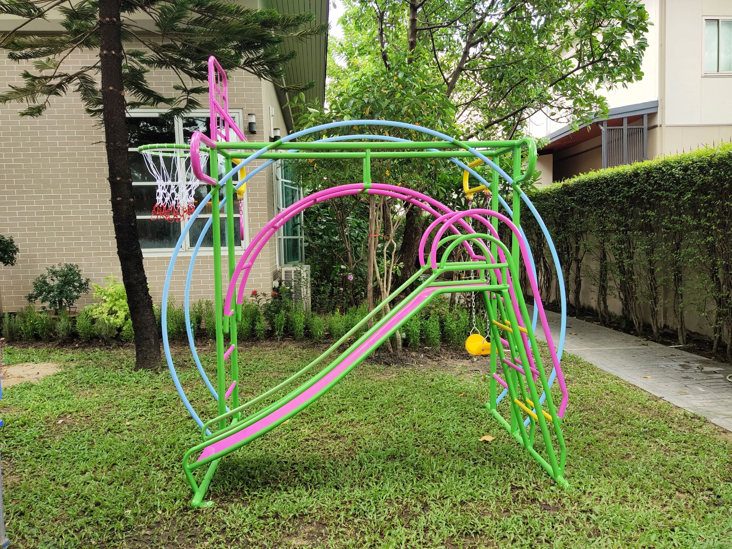 ชุดรวม C เครื่องเล่นสนามกลางแจ้ง เครื่องเล่นสนามเหล็ก,ประกอบด้วยสไลเดอร์ชิงช้าปีนป่ายบาร์โหน OutdoorPlayground,ผลิตเครื่องเล่นสนาม,เครื่องเล่นในสนามเด็กเล่น,เครื่องเล่นงบสพฐ.,ประชารัฐ, ราคาโรงงาน