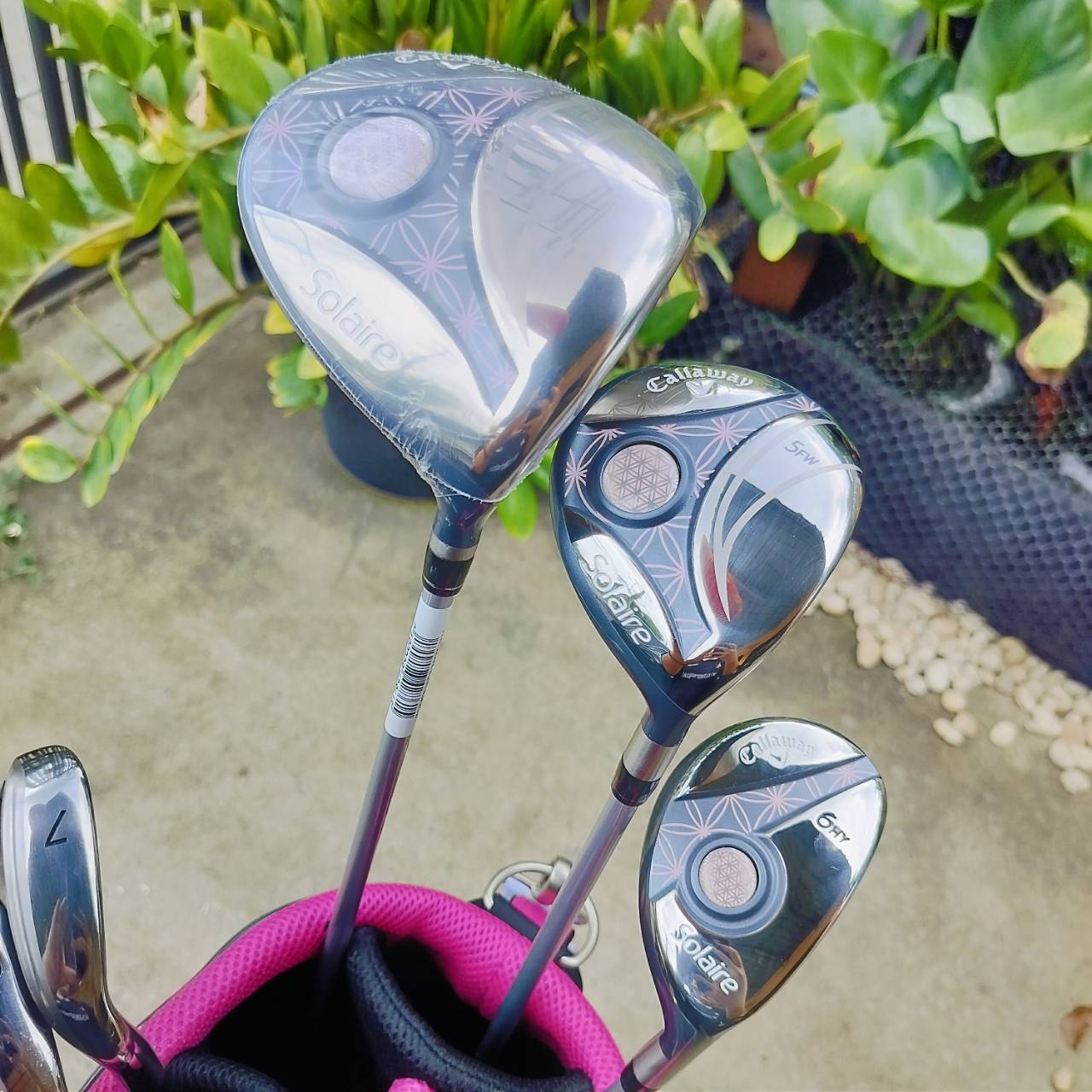 * ไม้กอล์ฟผู้หญิง * ชุดกอล์ฟ Callaway Solaire สภาพสวยนางฟ้า 95% ได้ค่ะ Driver และอีกหลายไม้ยังไม่แกะ ราคาติดอยู่ 33,500 บาท ไม้กอล์ฟพรีเมี่ยมมือสอง ของแท้ By NakaraLuxurious