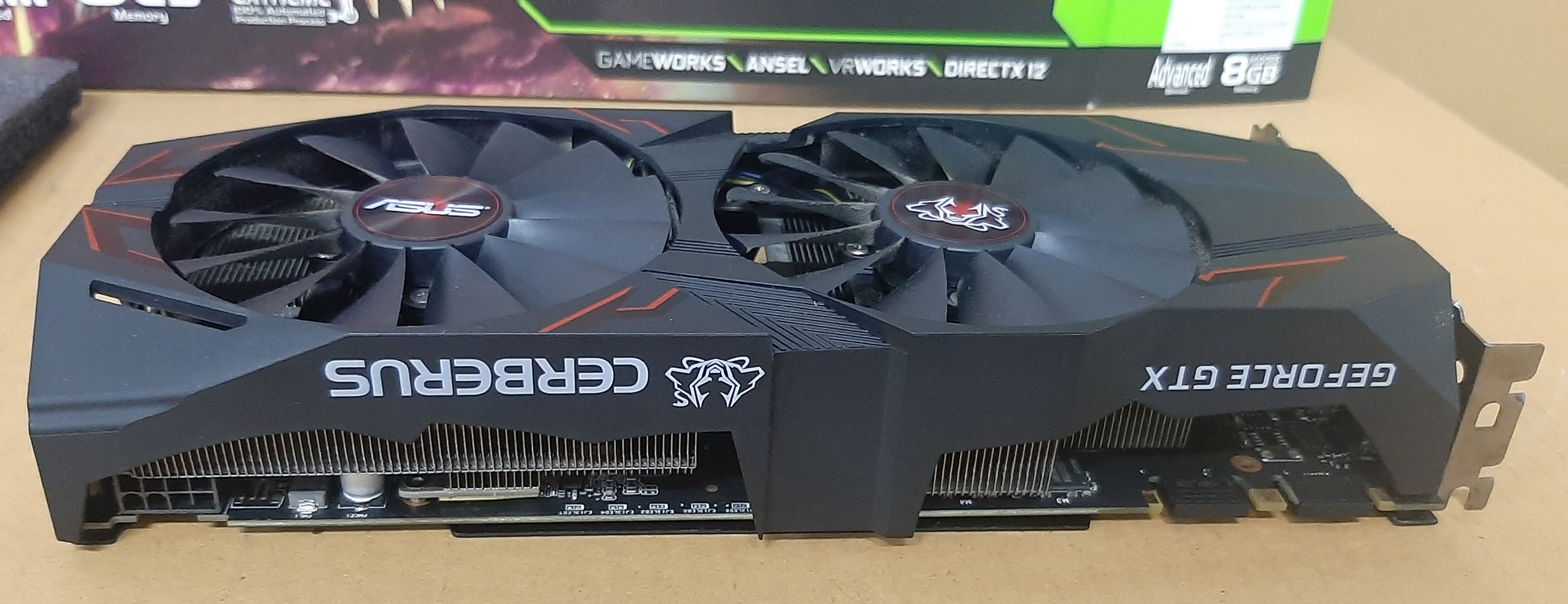 การ์ดจอแสดงผล VGA มือสอง ยี่ห้อ Asus รุ่น GTX 1070Ti 8GB DDR5 ประกันร้าน 1 เดือน