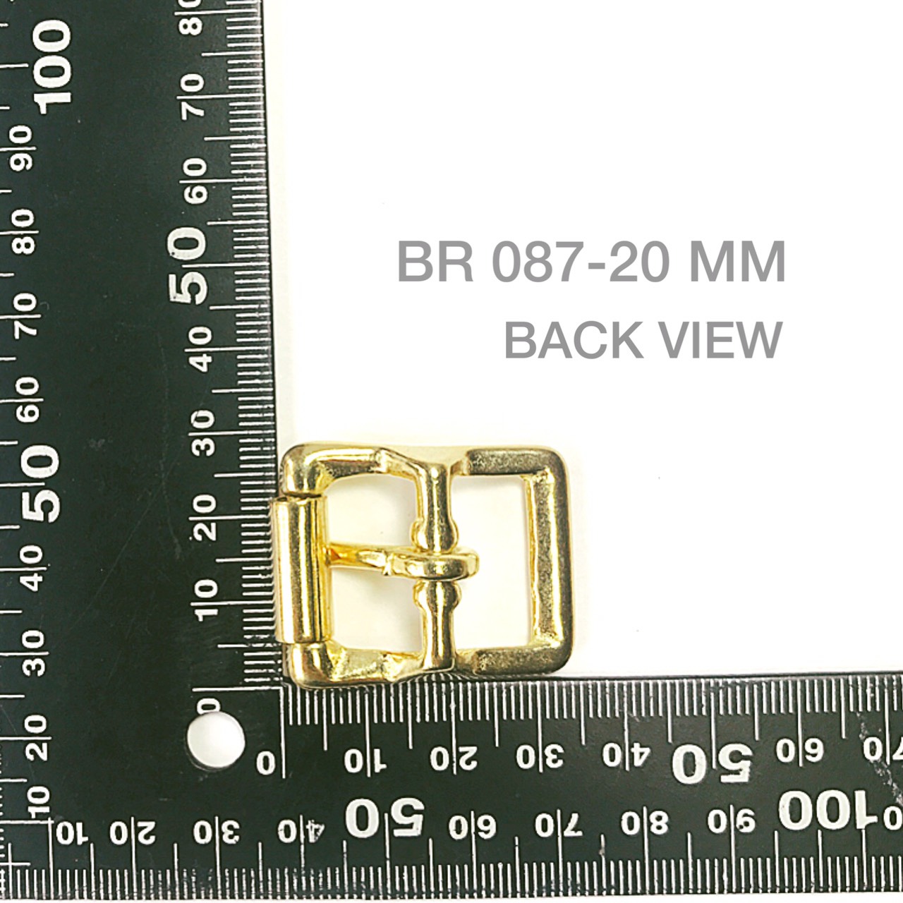 BR087 หัวเข็มขัดปรับสายกระเป๋า อะไหล่กระเป๋า อุปกรณ์ทองเหลืองแท้ อุปกรณ์งานหนัง leatherbrass**ราคาต่อชิ้น**