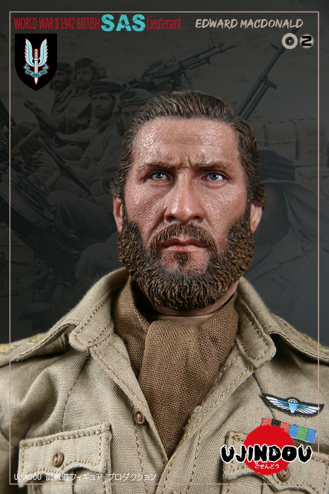 [สั่งจอง]UJINDOU U9002 1/6 WWII BRITISH SAS LIEUTENANT EDWARD MACDONALD 1942