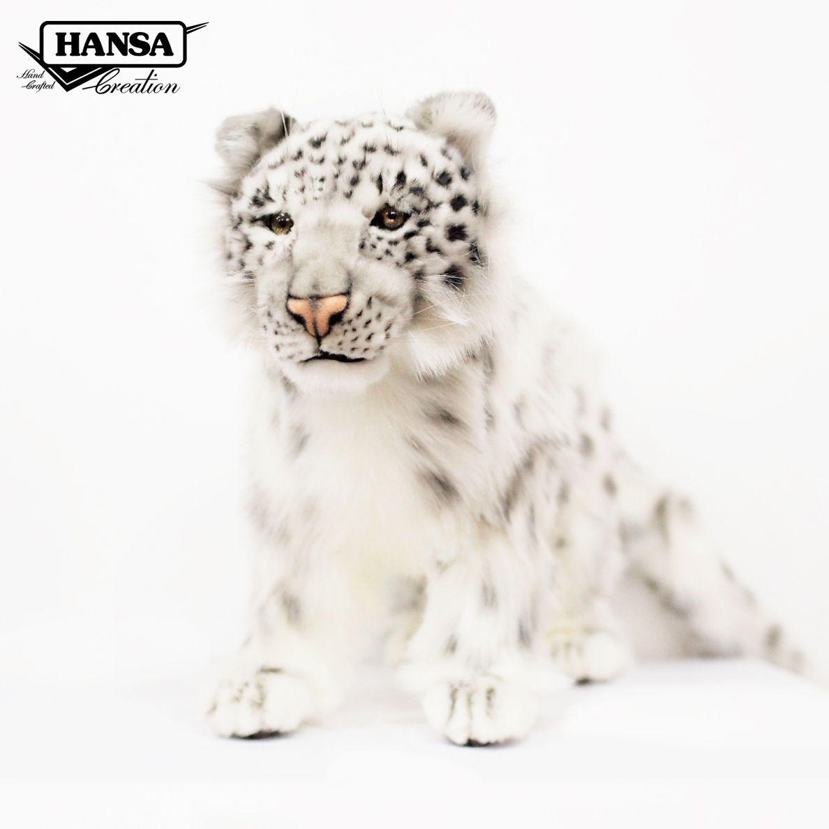 6514 Snow Leopard Standing 78cm.L
