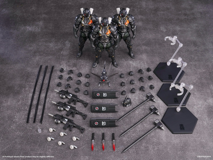 [สั่งจอง] Sexy Ice 2019 STUDIO : B0199 ANKWAR Squadron - UNKVAL Eliminator (17cm)