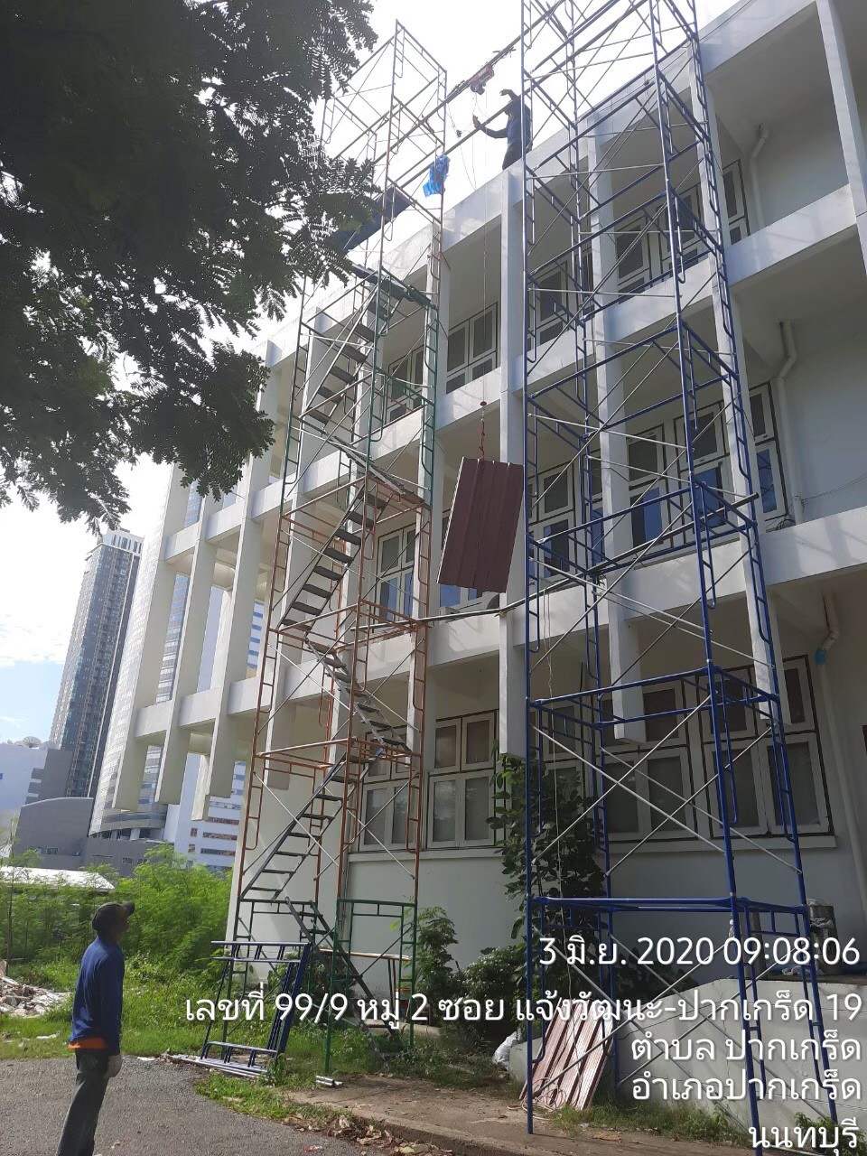 ดุริยางค์ตำรวจ(ปากเกร็ด) ปรับปรุงหลังคา,ฝ้า,เพดาน