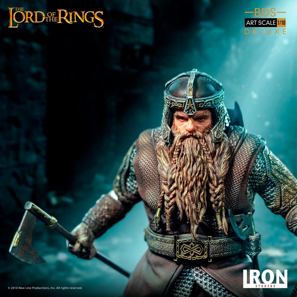 [สั่งจอง]Iron Studios Deluxe BDS Art Scale 1/10 - Lord of the Rings : Gimli