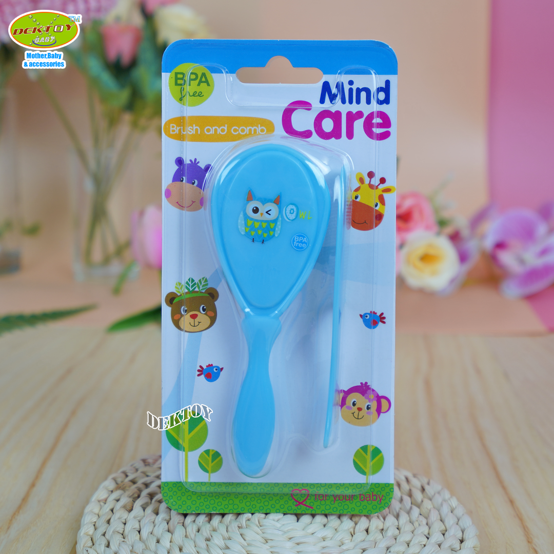 Mind care มายด์แคร์ ชุดหวีแปรงผมเด็กขนนุ่ม3501