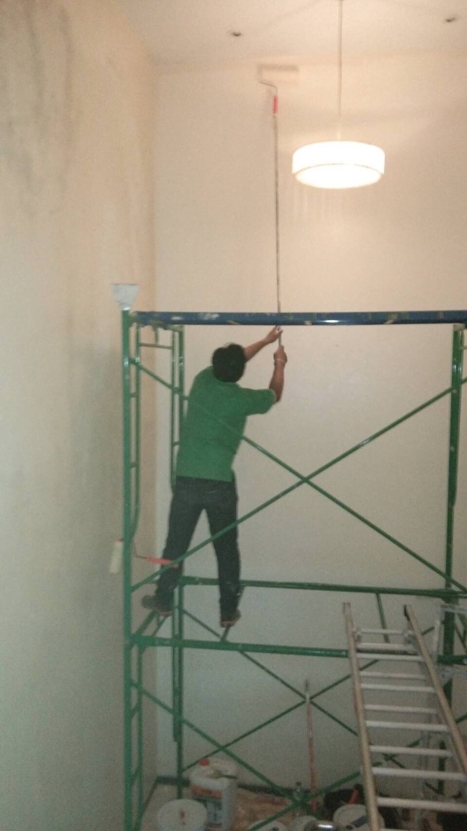 งานซ่อมหลังคา,ฝ้า,ผนัง,หอสมุด รพ.ศิริราช