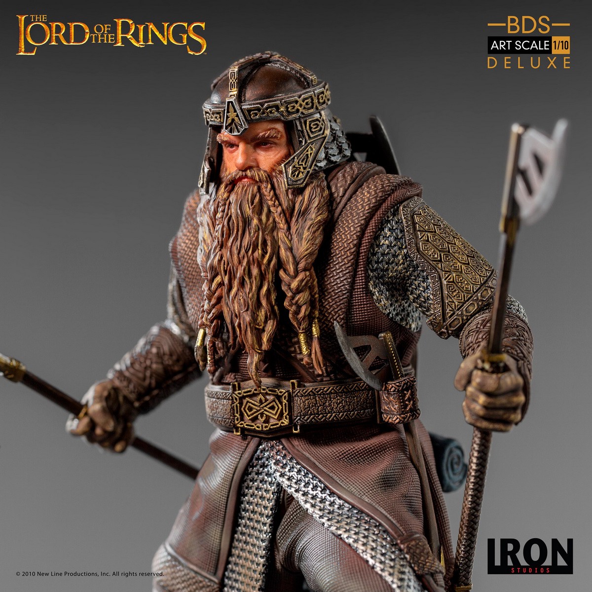 [สั่งจอง]Iron Studios Deluxe BDS Art Scale 1/10 - Lord of the Rings : Gimli