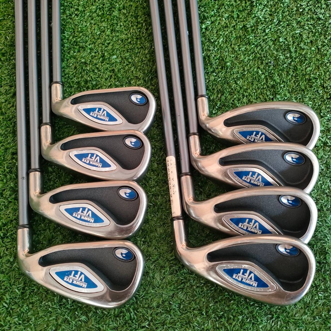 **ไม้กอล์ฟสำหรับผู้หญิง** ชุดเหล็ก CALLAWAY HAWK EYE VFT มีเหล็ก 4-9 เเละ PW SW ก้าน GEMS 55 FLEX L ก้าน GEMS เป็นก้านพรีเมี่ยมสุด ออกแบบมาสำหรับคุณผู้หญิงโดยเฉพาะ ไม้กอล์ฟมือสอง ของแท้ BY NakaraLuxurious