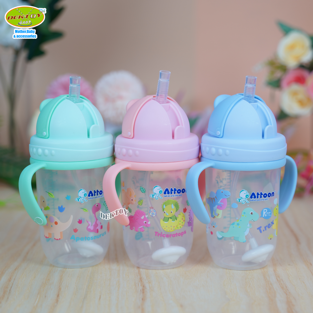 Attoon แอทตูน แก้วหัดดื่ม แก้วน้ำเสริมทักษะการดูด Magic 360