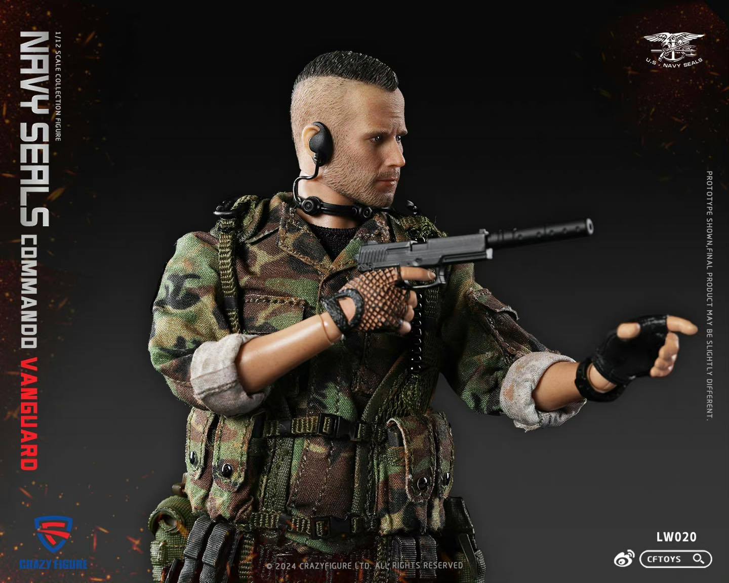 [พร้อมส่ง] Crazy figure (CFTOYS) LW020 1/12 : SEAL Special Assault Team-Top Soldier
