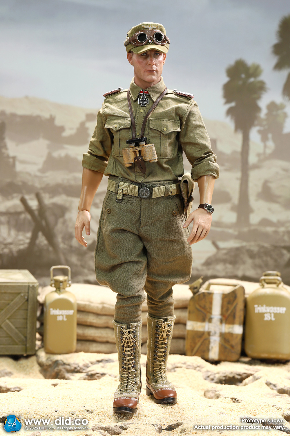 [สั่งจอง]DID D80185 1/6 : WWII German Africa Corps Supply Duty -Ishaan & Panzer Commander - Stauffenberg