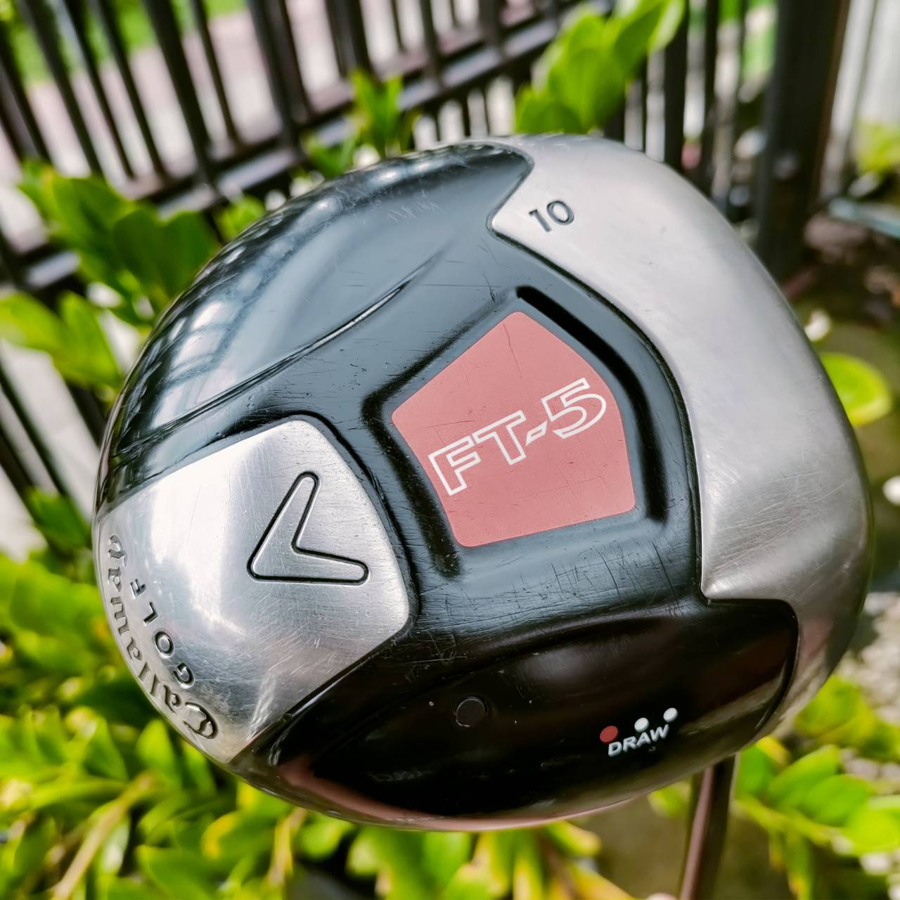 Driver Callaway FT-5 DRAW ก้าน FUJIKURA FIT-ON FLEX R เป็นรุ่น DRAW ช่วยแก้ไขปัญหา ท่านที่ชอบตีเฟดโดยเฉพาะ ให้กลับมาตีตรงและได้ระยะ ได้อย่างเต็มที่ ไม้กอล์ฟพรีเมี่ยมมือสอง ของแท้ By NakaraLuxurious