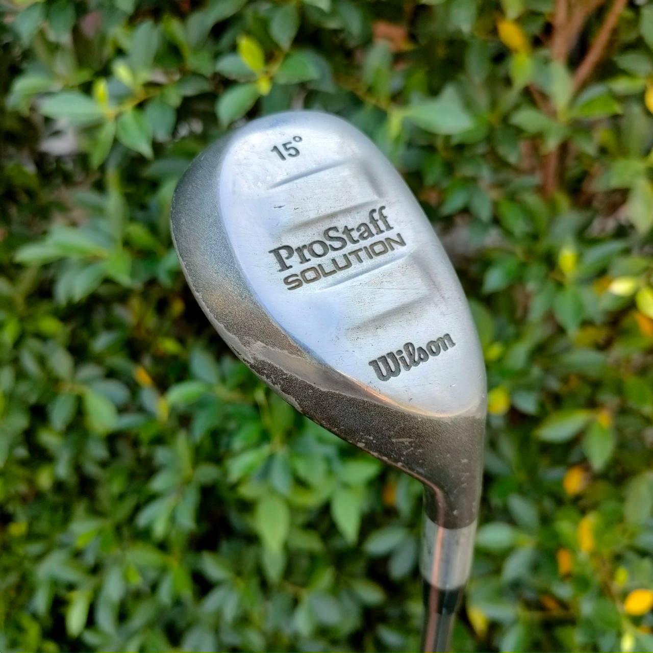 HYBRID WILSON PRO STAFF SOLUTION องศา 15 ก้าน UST FLEX R หัวซาลาเปาตีง่ายๆ หน้าสัมผัสดีมาก เหมาะกับ HYBRID ที่สุด ก้านดีมาก